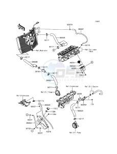 NINJA_ZX-6R_ABS ZX636FEF FR GB XX (EU ME A(FRICA) drawing Water Pipe