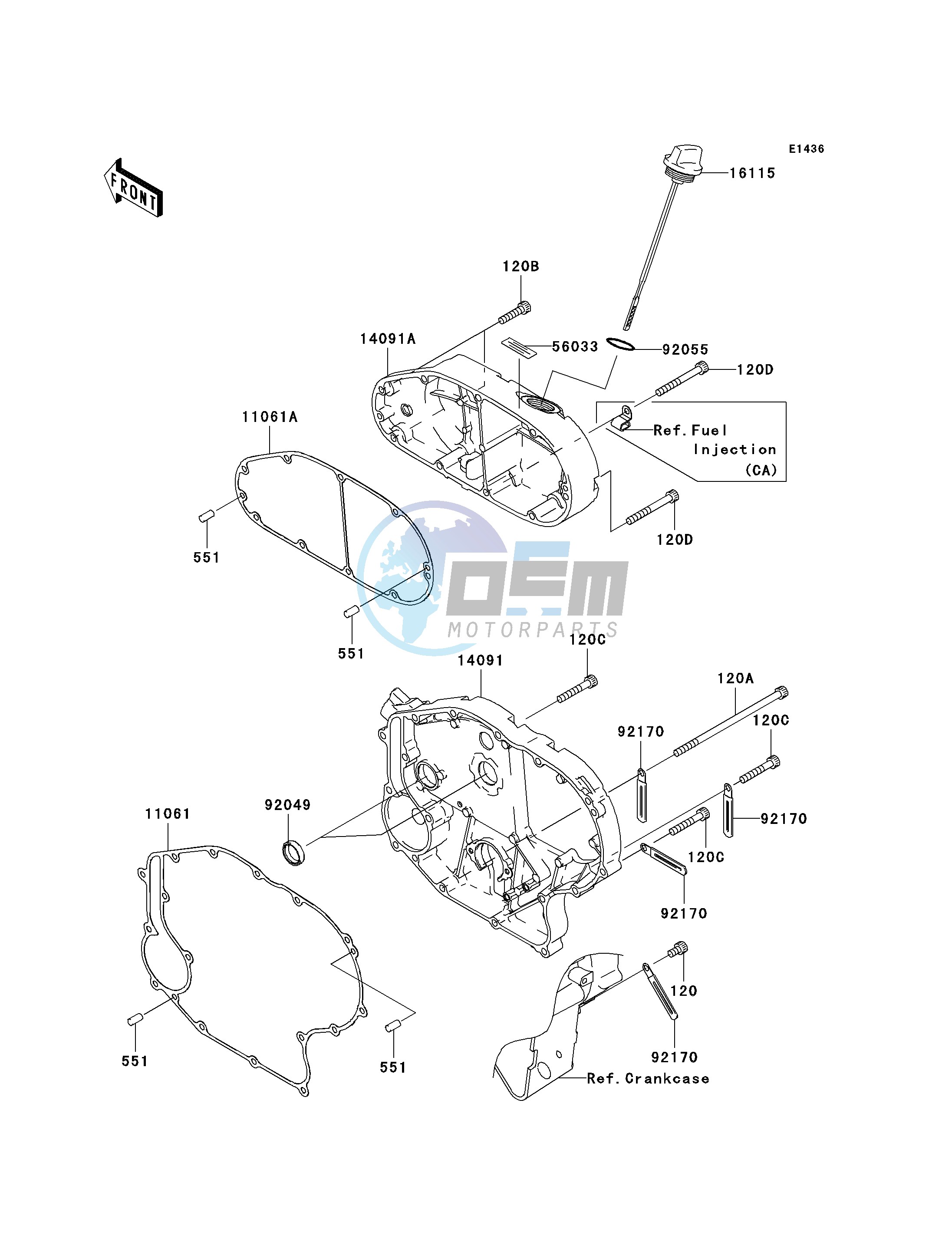 RIGHT ENGINE COVER-- S- -