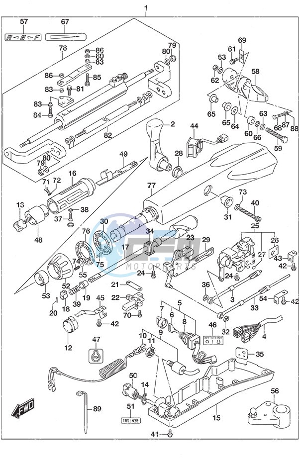 Tiller Handle