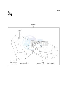 VN 900 B [VULCAN 900 CLASSIC] (6F-9F) B8F drawing SEAT