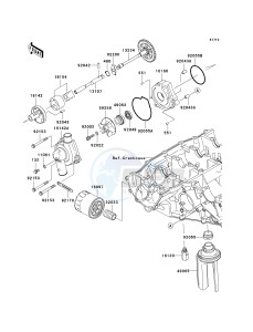 ZX636 C [NINJA ZX-6R] (C6F) D6F drawing OIL PUMP_OIL FILTER