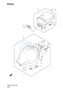 VL800 INTRUDER EU drawing SEAT