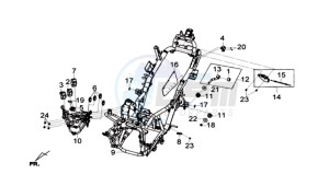 GTS 300i ABS drawing FRAME