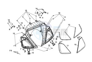 MAXSYM 400 EFI ABS drawing COWLING SPEEDOMETER