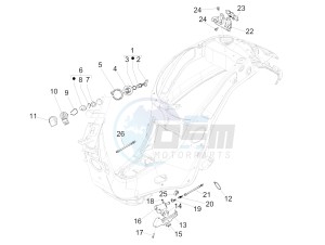 PRIMAVERA 150 4T 3V IE NOABS E3 (NAFTA) drawing Locks