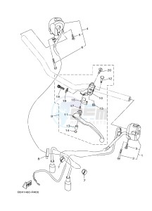 MTN250 MTN-250 MT-250 (B043) drawing HANDLE SWITCH & LEVER