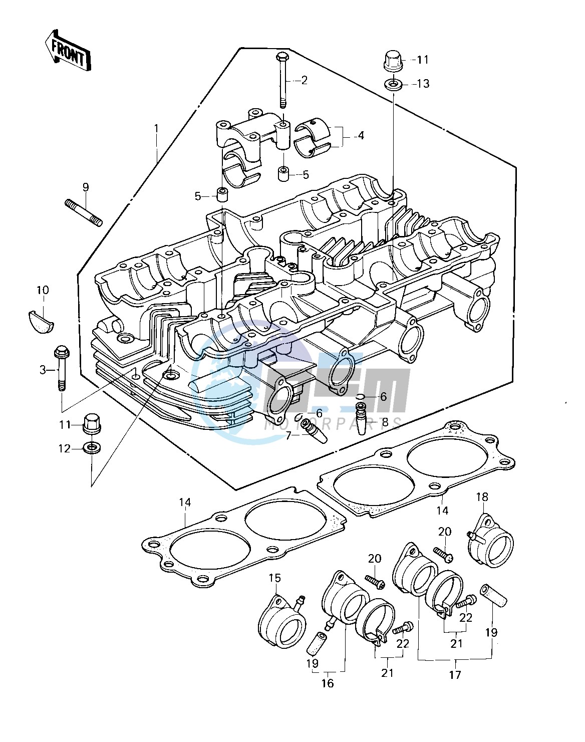 CYLINDER HEAD -- 79-81 C2_C3_C4- -