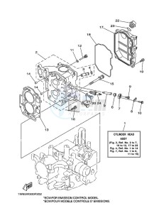 F20AE-NV drawing CYLINDER--CRANKCASE-2