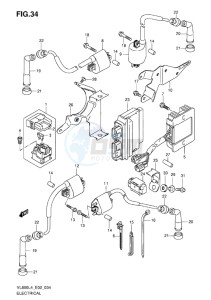 VL800 INTRUDER EU drawing ELECTRICAL