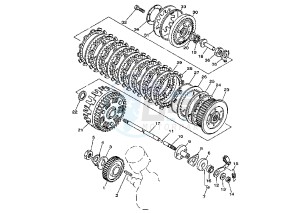 XVS DRAG STAR 1100 drawing CLUTCH