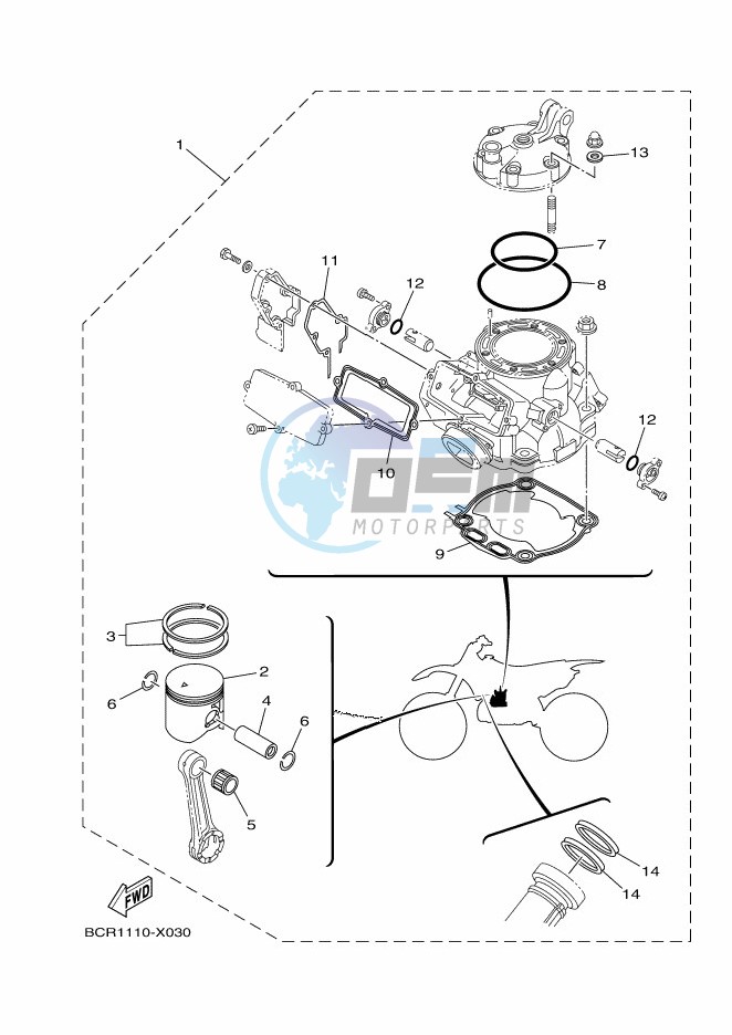 PISTON REBUILT KIT