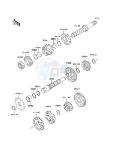 KX 85 A [KX85 MONSTER ENERGY] (A6F - A9FA) A8F drawing TRANSMISSION