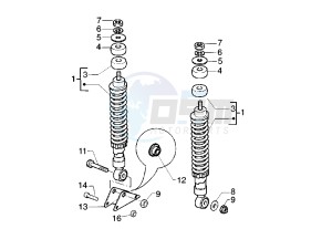 DNA 125-180 125 drawing Rear Damper