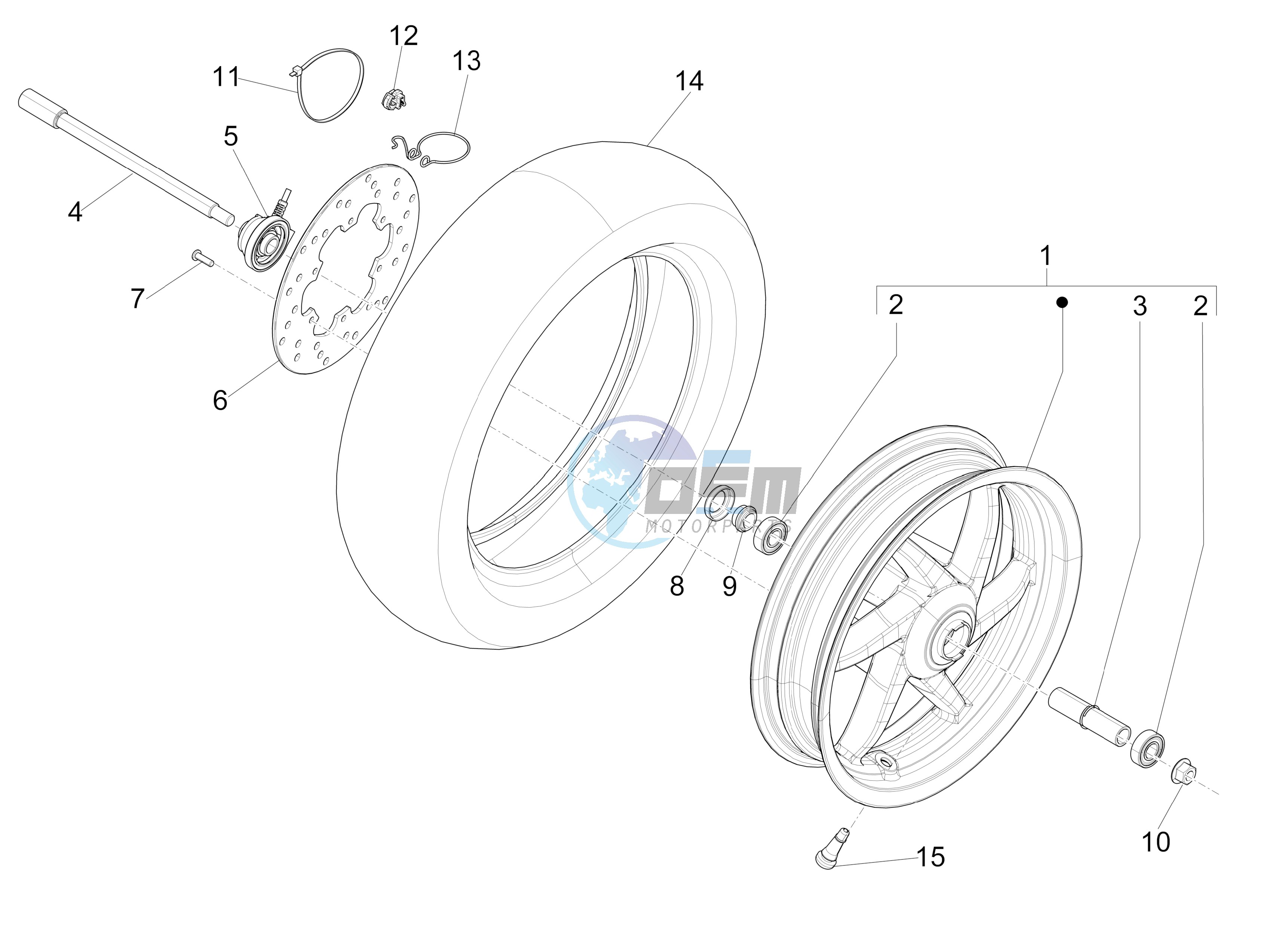 Front wheel