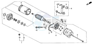 VT600CD2 drawing STARTING MOTOR