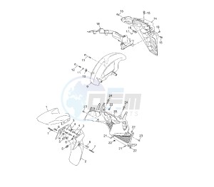 YP R X-MAX 125 drawing FENDER 39D5-DB