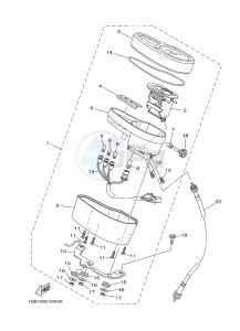 XTZ125E (1SB1) drawing METER