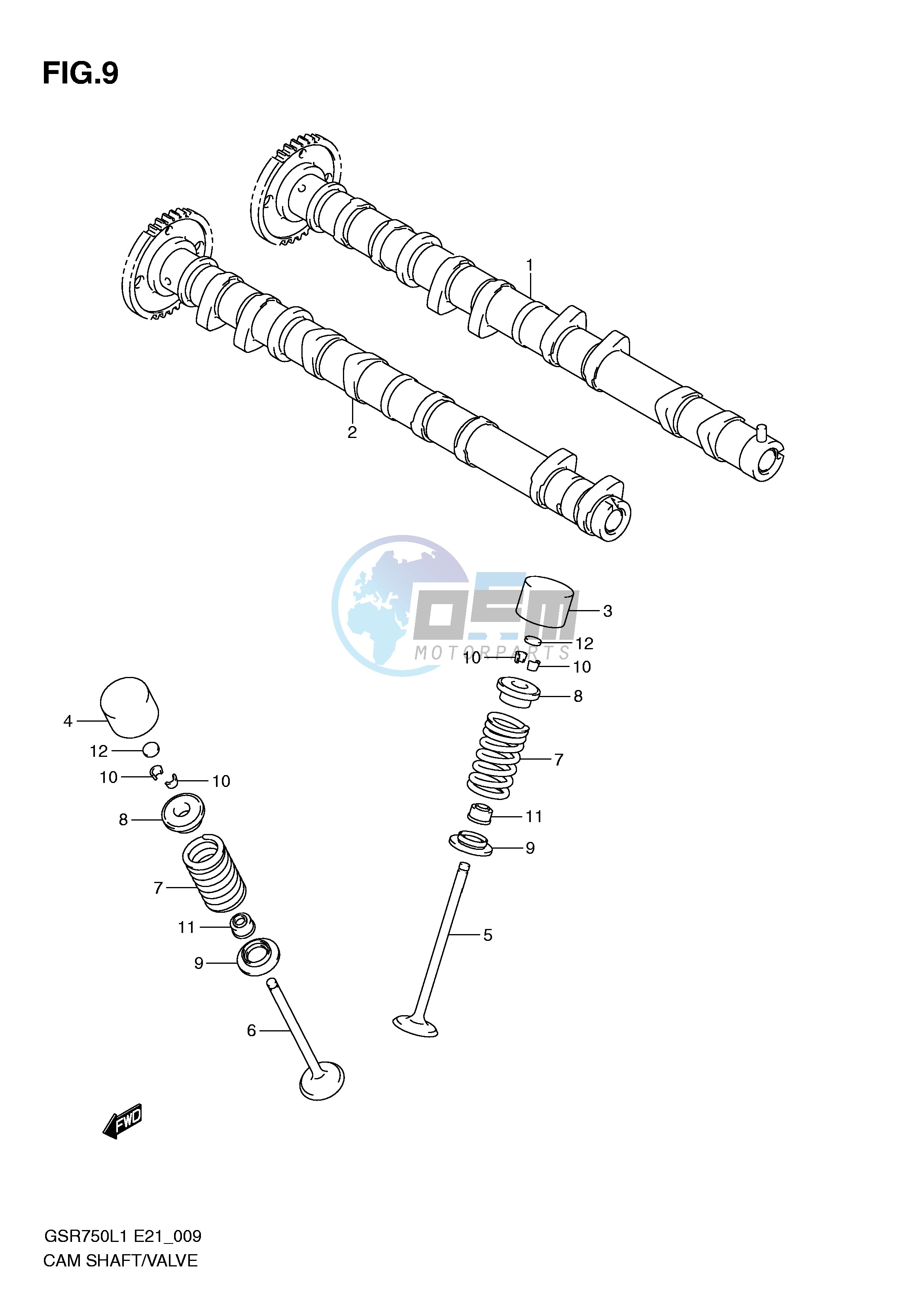 CAMSHAFT - VALVE