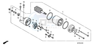 CB1300SA9 F / ABS BCT CMF MME TWO TY2 drawing STARTING MOTOR