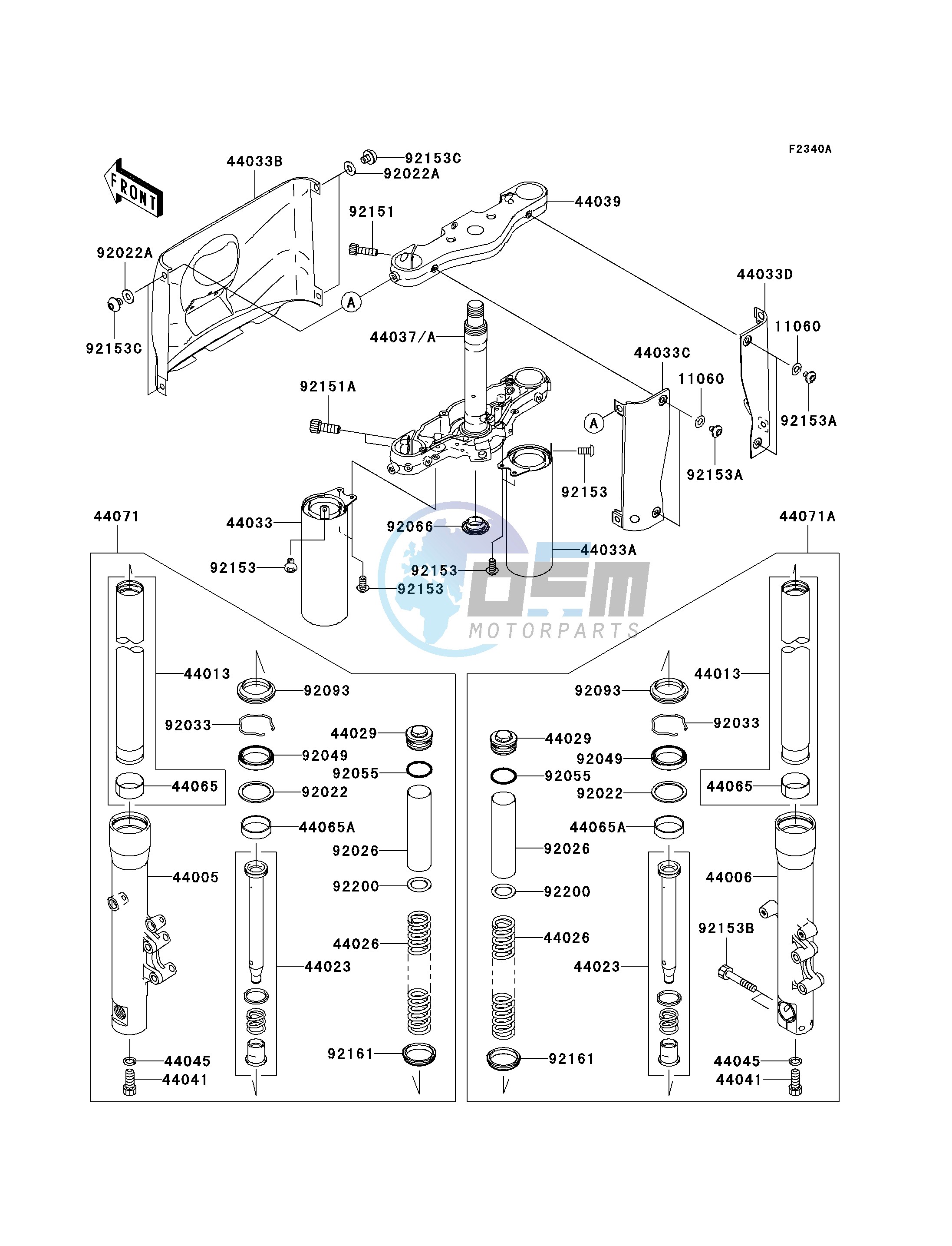 FRONT FORK-- A7F_A7FA_A8F_A8FA- -