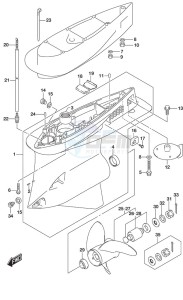 DF 250AP drawing Gear Case