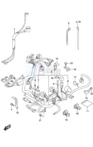 DF 9.9B drawing Harness Non-Remote Control