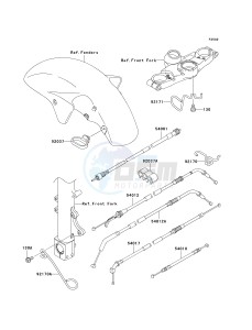 ZX 1200 C [NINJA ZZR 1200] (C1-C4) [NINJA ZZR 1200] drawing CABLES