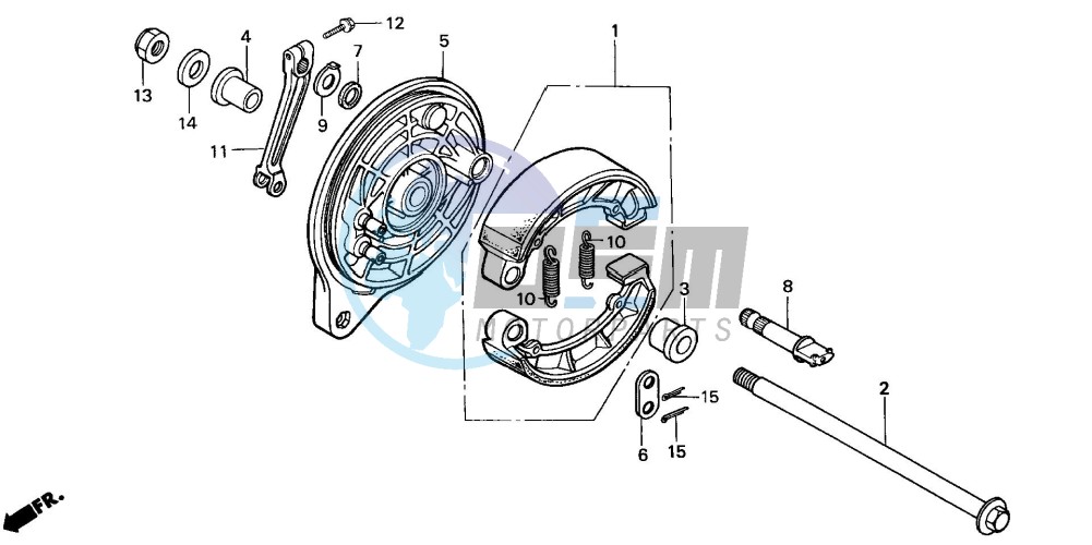 REAR BRAKE PANEL