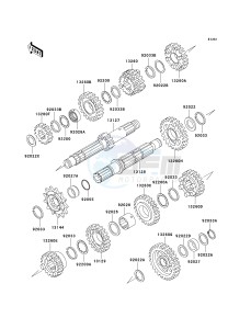 KL 250 G [SUPER SHERPA] (G4-G8 G8 CAN ONLY) [SUPER SHERPA] drawing TRANSMISSION