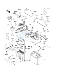 KAF 620 G [MULE 3000] (G6F-G8F) G6F drawing CHASSIS ELECTRICAL EQUIPMENT-- G6F- -