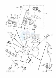 XSR900 MTM850 (BAEE) drawing ELECTRICAL 2