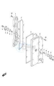 DF 300AP drawing Exhaust Cover