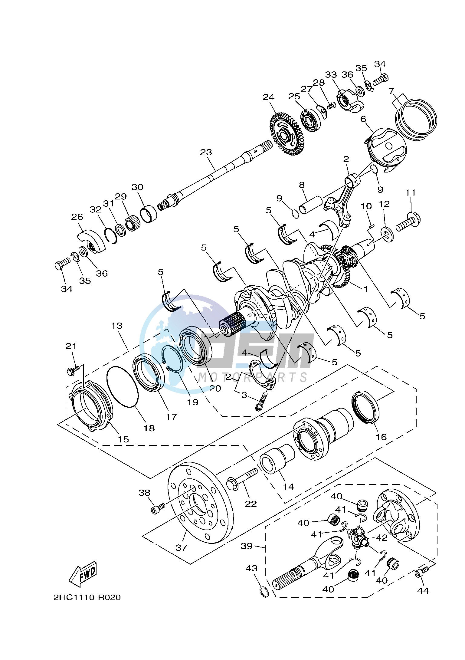 CRANKSHAFT & PISTON