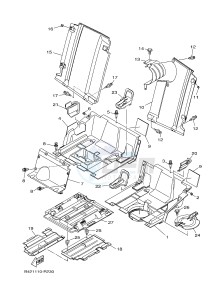 YXM700E YXM70VPHG VIKING EPS HUNTER (B427) drawing SIDE COVER 2