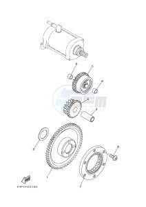 YFM550FWAD YFM5FGPHB GRIZZLY 550 EPS HUNTER (1HS7) drawing STARTER CLUTCH