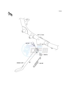 VN 1600 B [VULCAN 1600 MEAN STREAK] (B6F-B8FA) B6F drawing STAND-- S- -