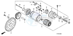 SH300AR9 UK - (E / ABS MKH SPC) drawing STARTING MOTOR