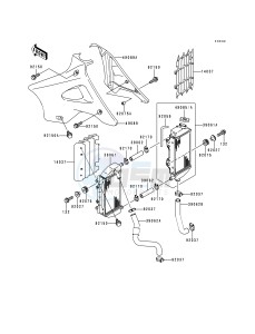 KX 250 K [KX250] (K3) [KX250] drawing RADIATOR