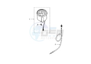 LUDIX 10 ONE - 50 cc drawing DASHBOARD UNIT