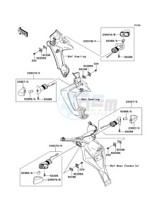 VERSYS KLE650B8F GB XX (EU ME A(FRICA) drawing Turn Signals