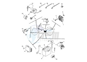 XVS DRAG STAR 125 drawing BATTERY MY00-02