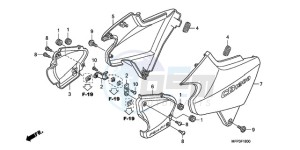 CB1300SA9 Europe Direct - (ED / ABS BCT MME TWO TY2) drawing SIDE COVER