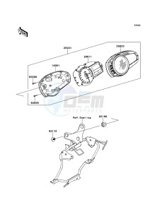 Z750R ZR750NBF FR GB XX (EU ME A(FRICA) drawing Meter(s)