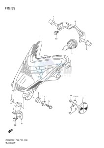 LT-R450 (E28-E33) drawing HEADLAMP (LT-R450L1 E28)