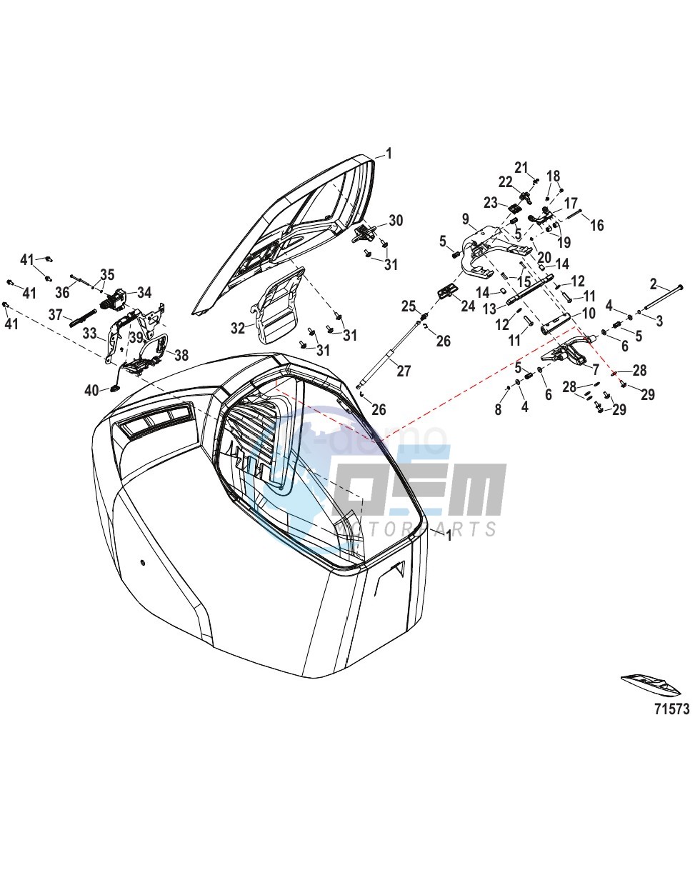 Top Cowl Latching