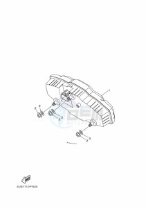 YXM700E YXM70VPAK (B5FH) drawing METER