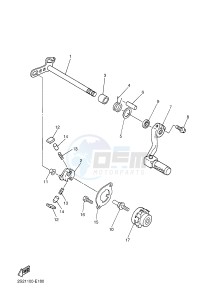 WR450F (1DXJ 1DXF 1DXH 1DXG) drawing SHIFT SHAFT