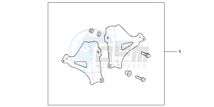 CRF450RC drawing RADIATOR BRACES