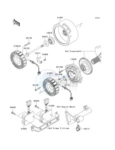 VN 1600 A [VULCAN 1600 CLASSIC] (A6F-A8FA) A8F drawing GENERATOR