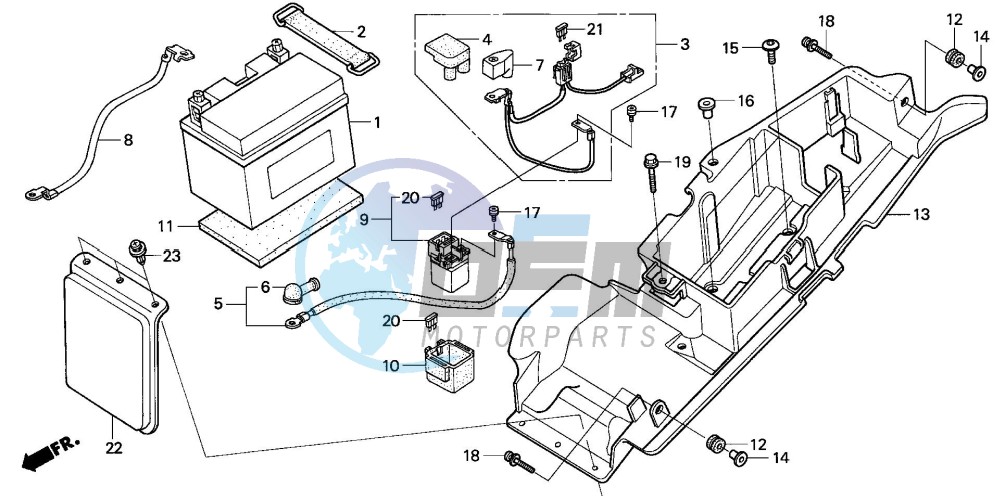 BATTERY (CBR600RR3/4)